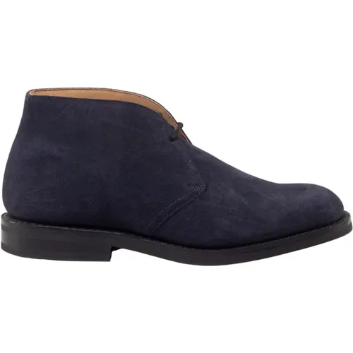 Ryder 3 Light Castoro Suede Shoe , male, Sizes: 7 UK, 7 1/2 UK, 9 UK, 8 1/2 UK - Church's - Modalova