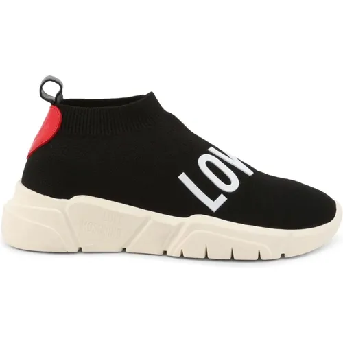 Fall/Winter Womens Synthetic Sneakers , female, Sizes: 7 UK, 8 UK - Love Moschino - Modalova