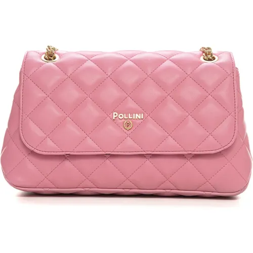 Quilted Chanel Style Bag , female, Sizes: ONE SIZE - Pollini - Modalova