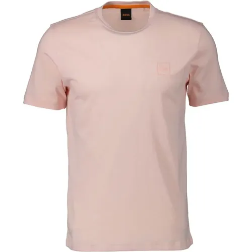 Hellrosa Tiles T-Shirt Herren - Boss Orange - Modalova