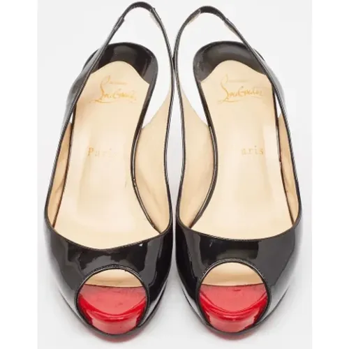 Pre-owned Leather heels , female, Sizes: 4 1/2 UK - Christian Louboutin Pre-owned - Modalova