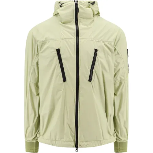 Hooded Jacket with Zipper and Pockets , male, Sizes: M, XL, L - Stone Island - Modalova