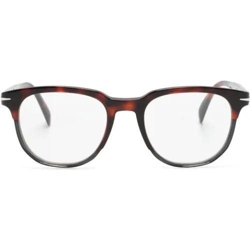 Braun/Havana Sonnenbrille, vielseitig und stilvoll,Schwarze Sonnenbrille für den täglichen Gebrauch - Eyewear by David Beckham - Modalova