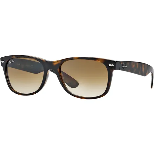 New Wayfarer Sonnenbrille Braun Havana , Herren, Größe: 52 MM - Ray-Ban - Modalova