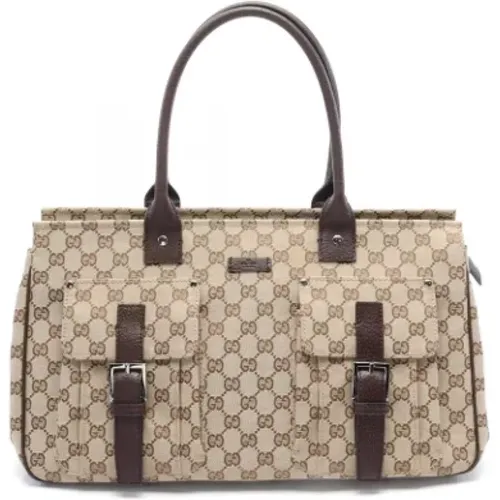 Pre-owned Canvas handbags , female, Sizes: ONE SIZE - Gucci Vintage - Modalova