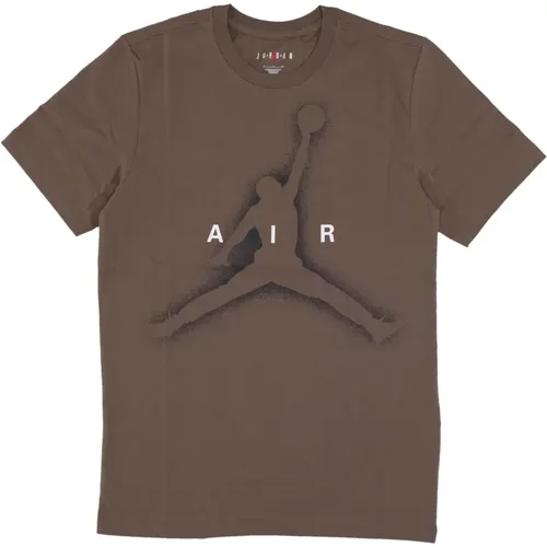 Grafik Tee mit Jumpman Air Logo , Herren, Größe: XL - Jordan - Modalova