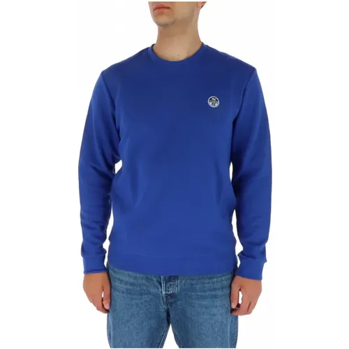 Long Sleeve Round Neck Sweatshirt , male, Sizes: 2XL, L, XL, S, M - North Sails - Modalova