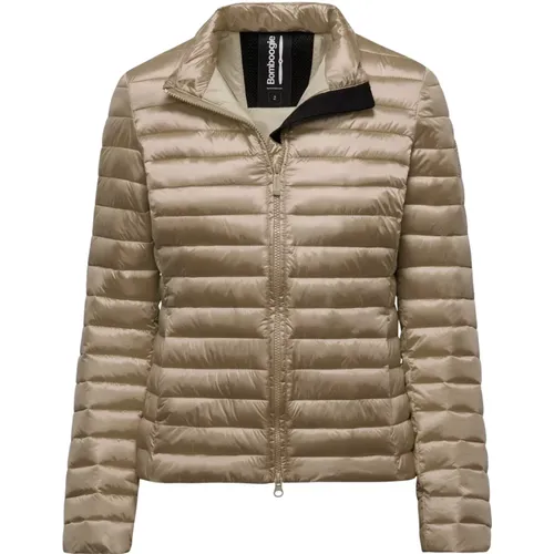 Bright Nylon Jacket with Synthetic Padding , female, Sizes: L, S, 2XL, XL - BomBoogie - Modalova