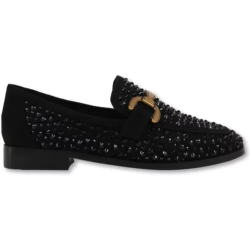 Schwarzer Stud Loafer , Damen, Größe: 40 EU - Bibi Lou - Modalova