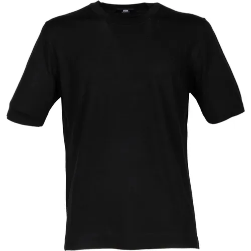 Merino Wool T-Shirt , male, Sizes: 3XL, 2XL - Alpha Studio - Modalova