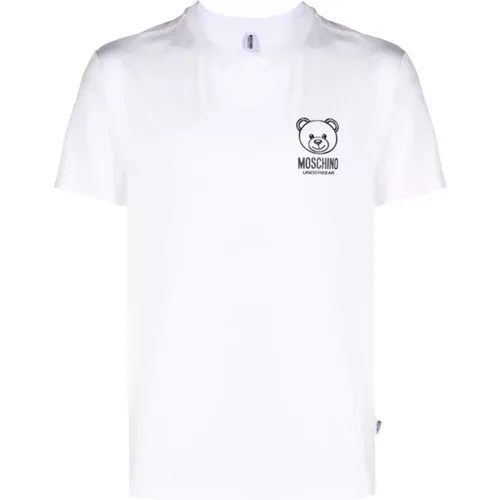 Teddy Bear Print T-shirt - , female, Sizes: L, S, XS, XL - Moschino - Modalova