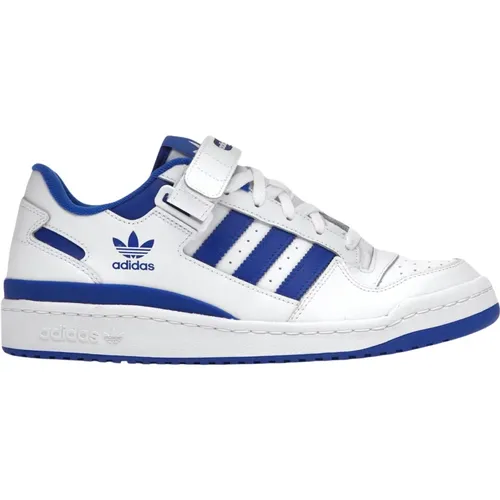 Limitierte Auflage Weiße Königsblaue Sneakers , Herren, Größe: 42 2/3 EU - Adidas - Modalova