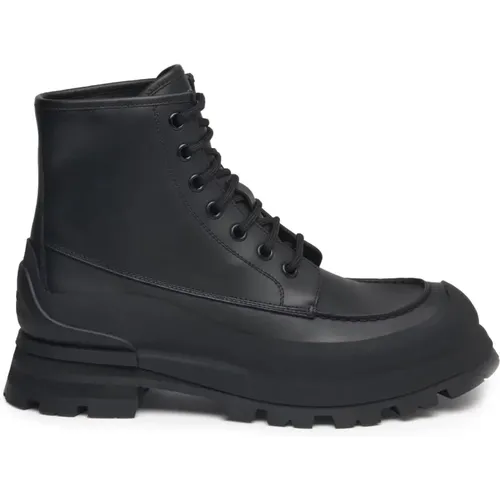 Leather Wander Ankle Boots , male, Sizes: 10 UK, 9 1/2 UK, 8 UK, 7 UK, 8 1/2 UK, 9 UK - alexander mcqueen - Modalova