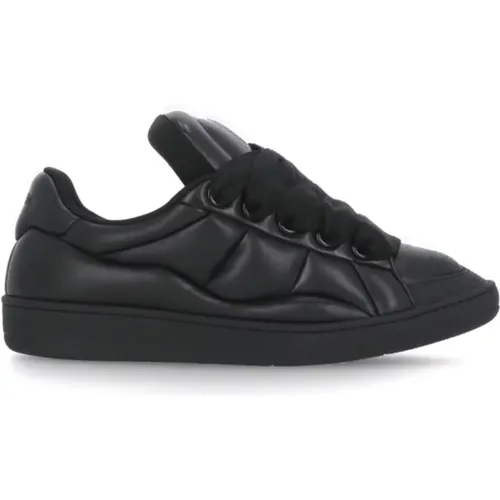 Leather Sneakers for Men , male, Sizes: 8 UK, 7 UK, 10 UK - Lanvin - Modalova