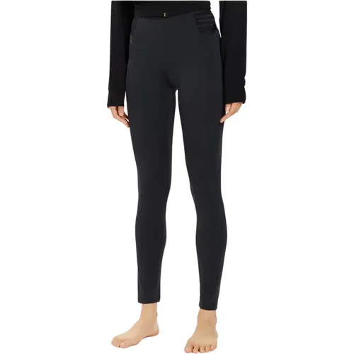 Stretch Leggings - Les Noirs , Damen, Größe: M - Emporio Armani - Modalova