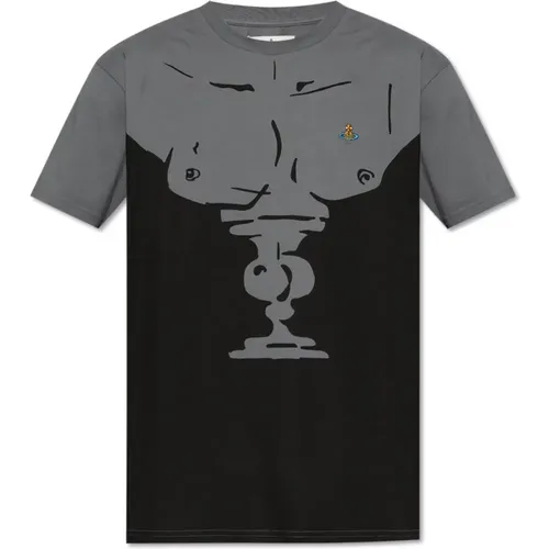 Bedrucktes T-Shirt , Herren, Größe: L - Vivienne Westwood - Modalova