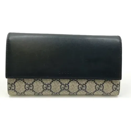 Pre-owned Leather wallets , female, Sizes: ONE SIZE - Gucci Vintage - Modalova