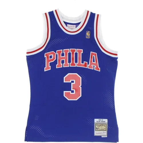 Allen Iverson NBA Swingman Jersey , Herren, Größe: S - Mitchell & Ness - Modalova