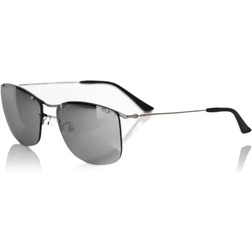 Clubmaster Sonnenbrille Metallgestell Graue Linse,Clubmaster-Sonnenbrille mit Metallrahmen - Frankie Morello - Modalova