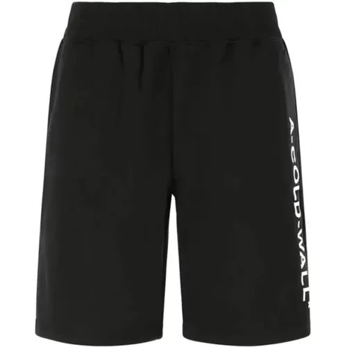 Logo Bermuda Shorts Schwarz Streetwear Stil - A-Cold-Wall - Modalova