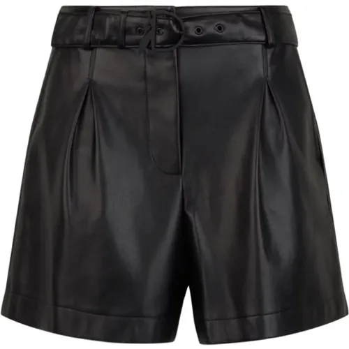 High Waist Faux Leather Shorts , female, Sizes: 2XS - PATRIZIA PEPE - Modalova