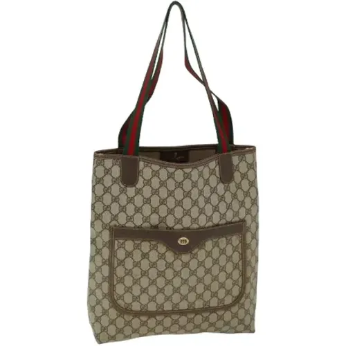 Pre-owned Canvas gucci-bags , female, Sizes: ONE SIZE - Gucci Vintage - Modalova