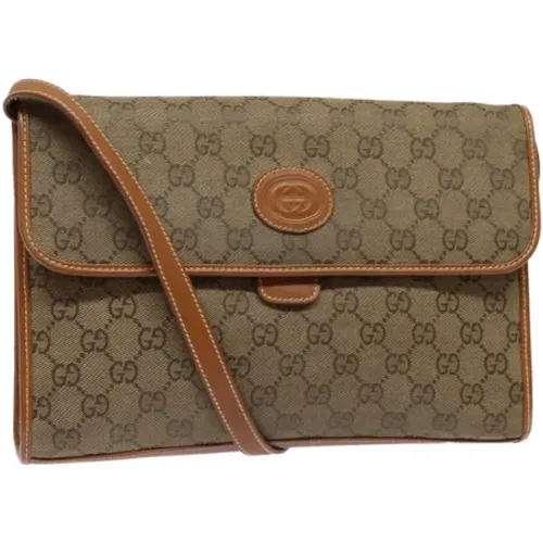 Pre-owned Canvas gucci-bags , female, Sizes: ONE SIZE - Gucci Vintage - Modalova