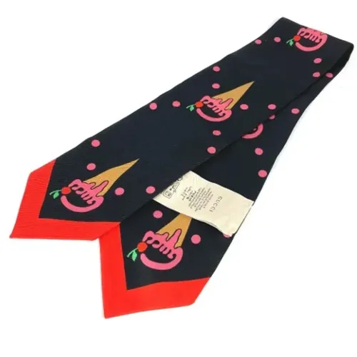 Pre-owned Silk scarves , female, Sizes: ONE SIZE - Gucci Vintage - Modalova