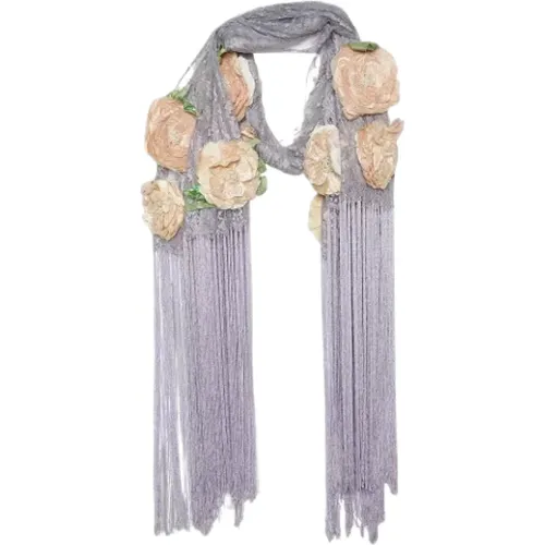 Pre-owned Lace scarves , female, Sizes: ONE SIZE - Valentino Vintage - Modalova