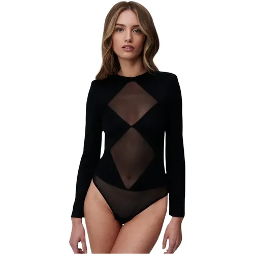 Geometrisches Muster Bodysuit - Undress Code - Modalova