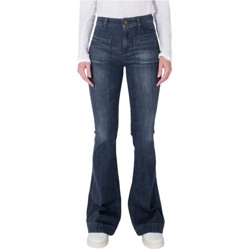 Flared Leg Jeans Delphine , Damen, Größe: W28 - Seafarer - Modalova