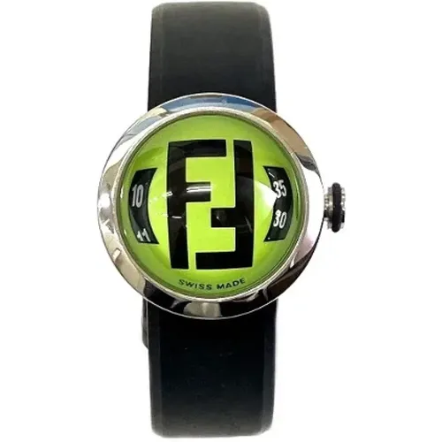 Pre-owned Metal watches , female, Sizes: ONE SIZE - Fendi Vintage - Modalova