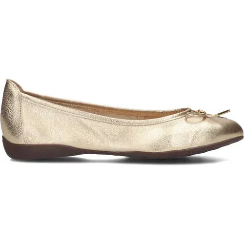 Goldene Metallic-Ballerinas mit Schleife,Silberne Ballerinas mit Schleife, Metallic Ballerinas - Stefano Lauran - Modalova