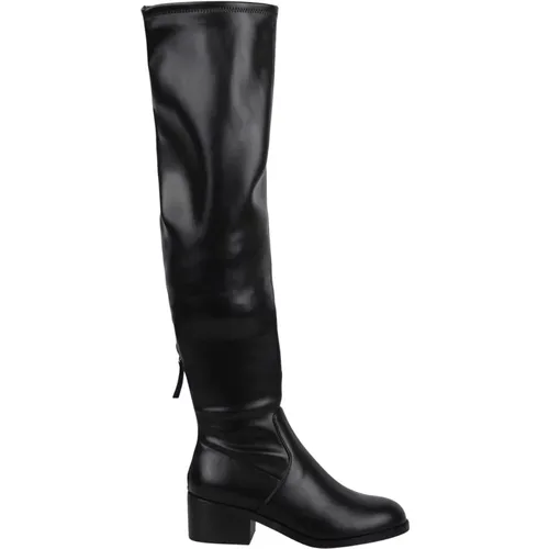 Courtside Knee-High Boots , female, Sizes: 6 UK, 3 UK, 5 UK, 4 1/2 UK, 4 UK, 3 1/2 UK, 5 1/2 UK - Steve Madden - Modalova