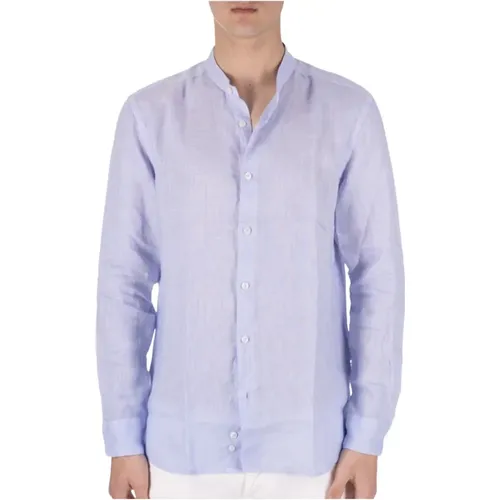 Italian Linen Shirt Clark , male, Sizes: L, 2XL, XL, XS, S, M - Altea - Modalova