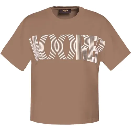 T-Shirts , Damen, Größe: M - Moorer - Modalova