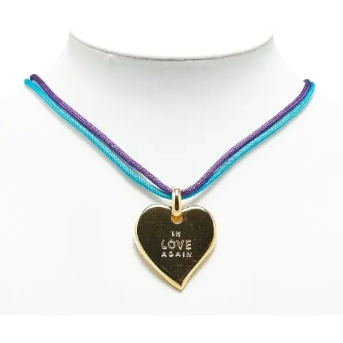 Pre-owned Metal necklaces , female, Sizes: ONE SIZE - Yves Saint Laurent Vintage - Modalova