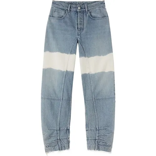 Blue Denim Jeans with Color-Block Design , female, Sizes: S - Jil Sander - Modalova