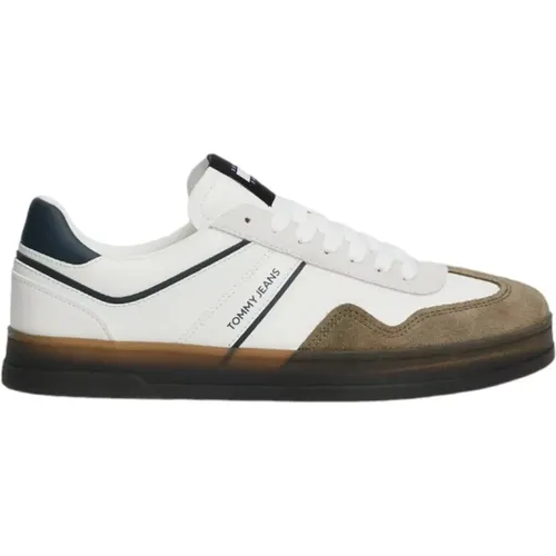 Retro Greenwich Leather Sneakers , male, Sizes: 9 UK, 11 UK, 7 UK, 10 UK, 6 UK, 8 UK - Tommy Hilfiger - Modalova