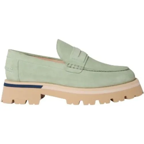 Mint Suede Platform Moccasins Felicity , Damen, Größe: 37 EU - Paul Smith - Modalova