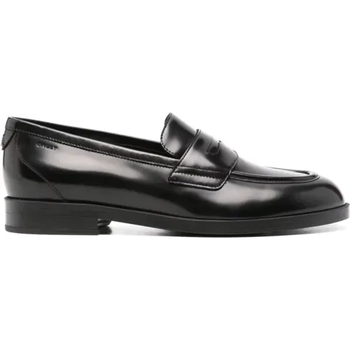 Schwarze Flache Schuhe Eleganter Stil , Damen, Größe: 37 1/2 EU - Bally - Modalova