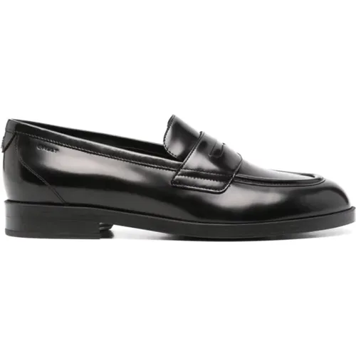 Schwarze Flache Schuhe Eleganter Stil , Damen, Größe: 39 EU - Bally - Modalova