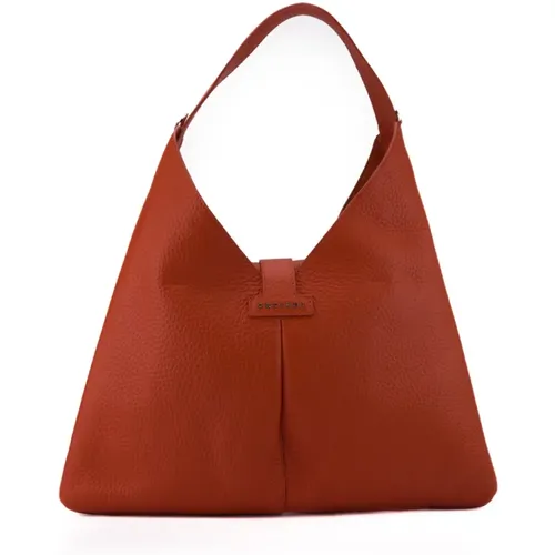 Leather Shoulder Bag , female, Sizes: ONE SIZE - Orciani - Modalova