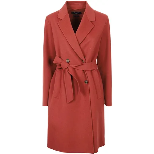 Double Wool Coat , female, Sizes: L, 2XS, M, XL, 3XS, XS - Max Mara Weekend - Modalova