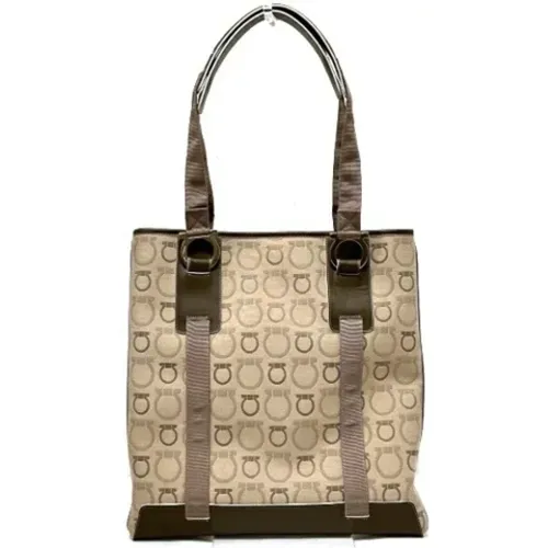 Pre-owned Canvas totes , female, Sizes: ONE SIZE - Salvatore Ferragamo Pre-owned - Modalova