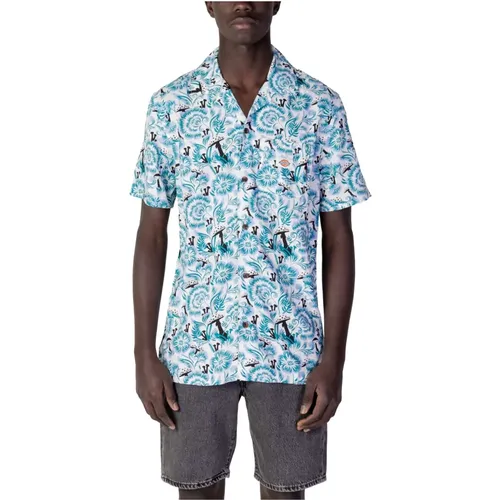 Floral Short Sleeve Shirt , male, Sizes: S - Dickies - Modalova