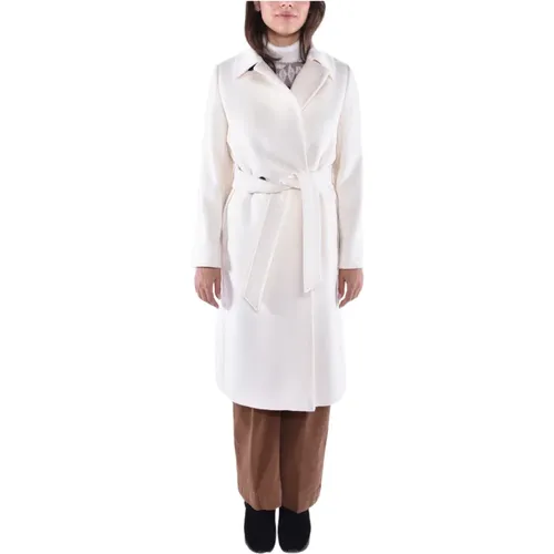 Long Double-Breasted Wool Coat , female, Sizes: S, 2XS, XS, 3XS - Max Mara Studio - Modalova