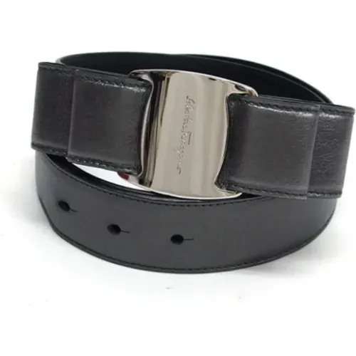 Pre-owned Leather belts , male, Sizes: ONE SIZE - Salvatore Ferragamo Pre-owned - Modalova