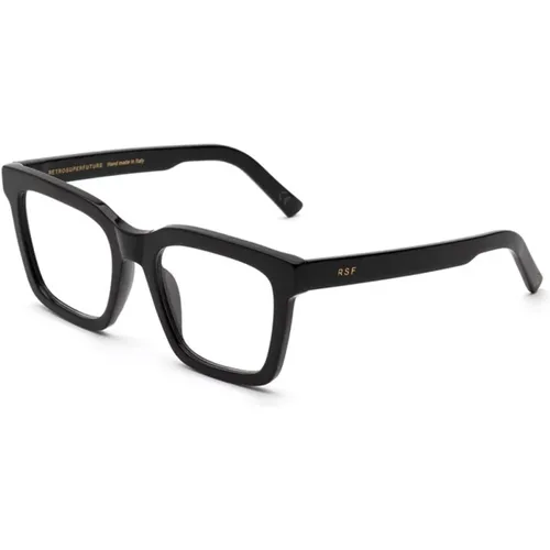 Aalto Optische Brille Schwarz , unisex, Größe: 52 MM - Retrosuperfuture - Modalova