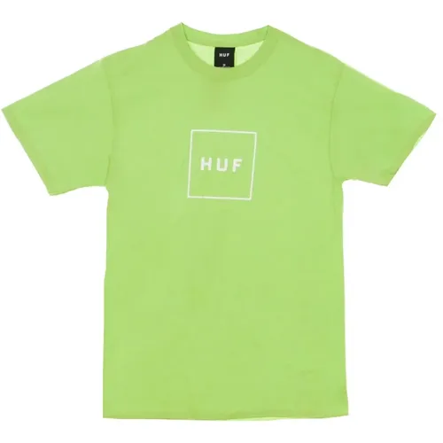 Box Logo T-shirt , male, Sizes: XL - HUF - Modalova